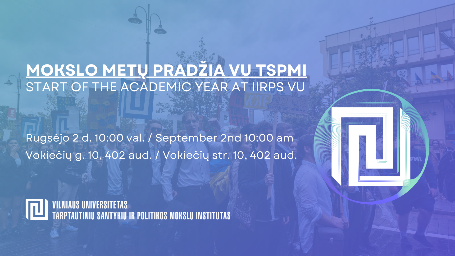 Mokslo metų pradžia VU TSPMI